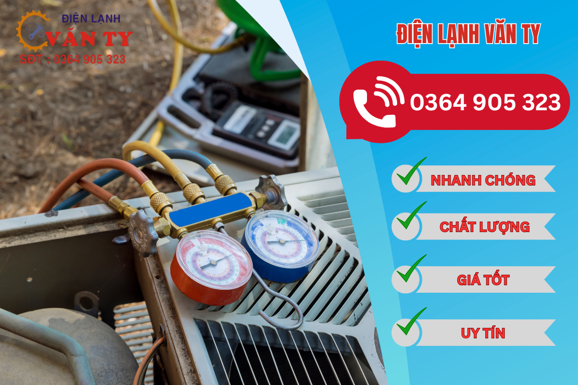 Liên hệ ngay Điện Lạnh Văn Ty để đặt lịch bơm ga máy lạnh vinhomes grand park quận 9