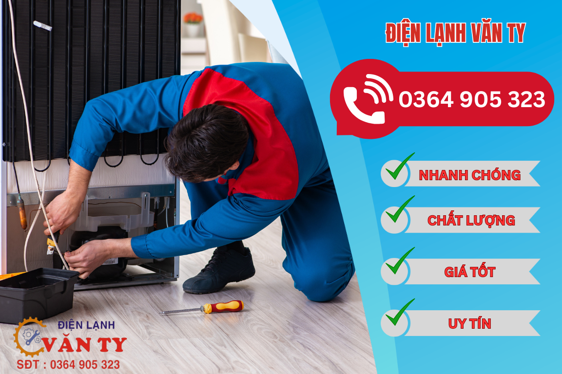 Dịch vụ sửa chữa tủ lạnh tại TP.HCM - Điện Lạnh Văn Ty