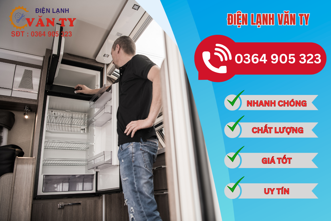 Sửa tủ lạnh Vinhomes Grand Park Quận 9 tại nhà của Điện Lạnh Văn Ty
