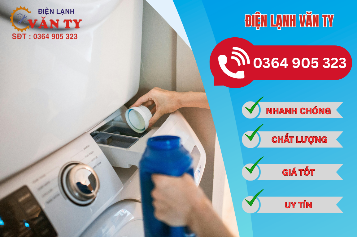 Liên hệ ngay với Điện Lạnh Văn Ty để vệ sinh máy giặt